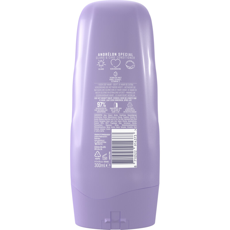 Een afbeelding van Andrélon Intense glans & care conditioner