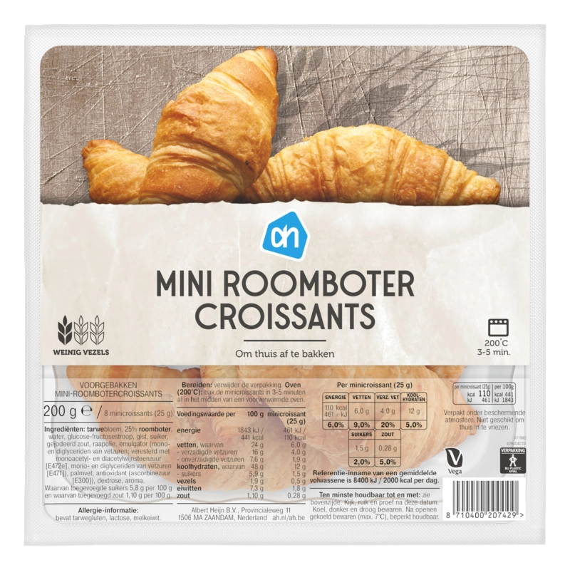 AH Mini roomboter croissants