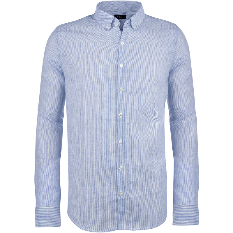 vrede Wat is er mis kiezen Blue Overhemd streep blauw 43-44 bestellen | Albert Heijn
