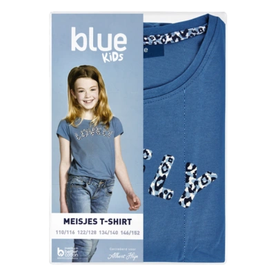 pdp-image-AH T-shirt meisjes blauw 146-152