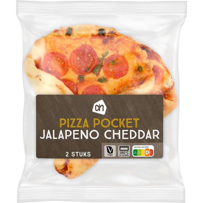 Een afbeelding van AH Pizzapocket cheddar chili