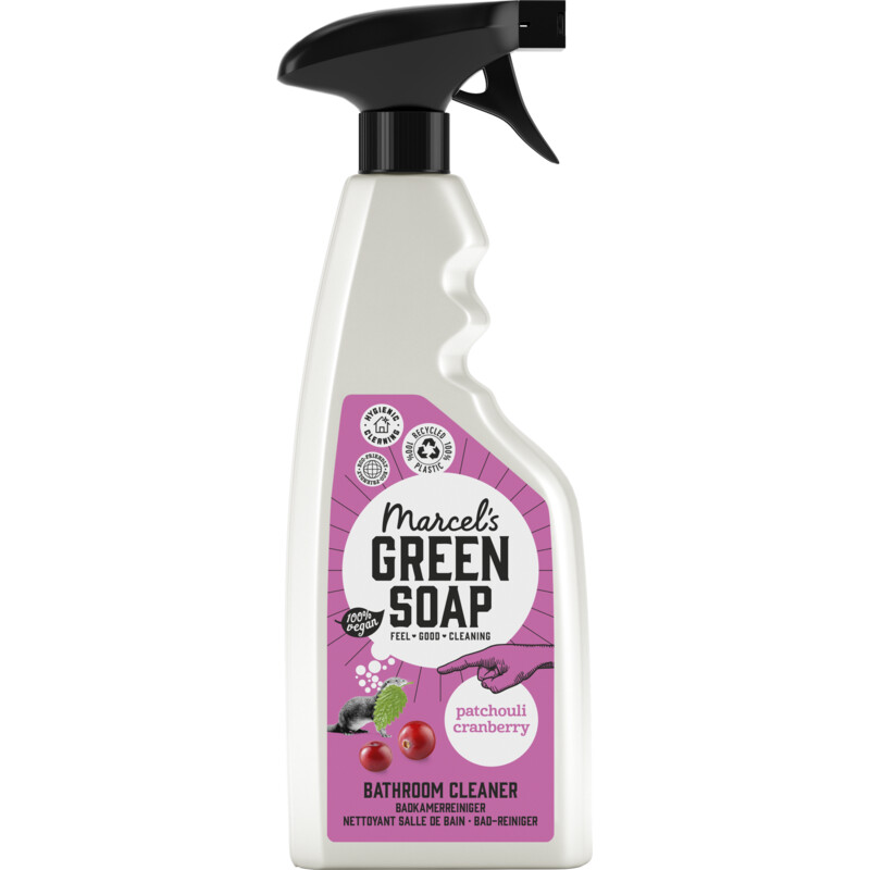 Een afbeelding van Marcel's Green Soap Badkamerreiniger patchouli cranberry
