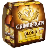 Een afbeelding van Grimbergen Blond fles 6x30cl