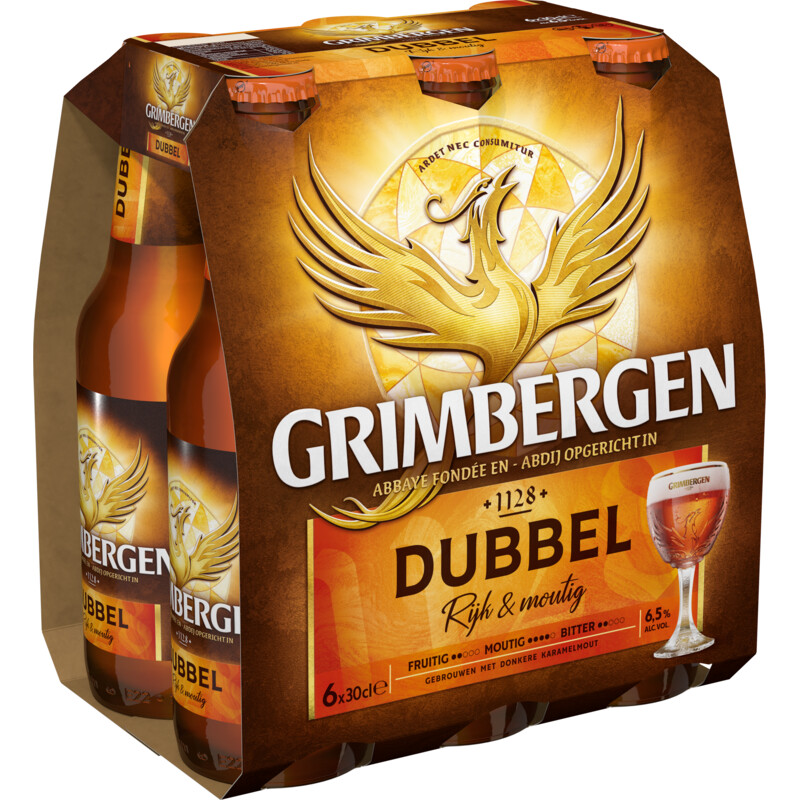 Een afbeelding van Grimbergen Dubbel 6-pack
