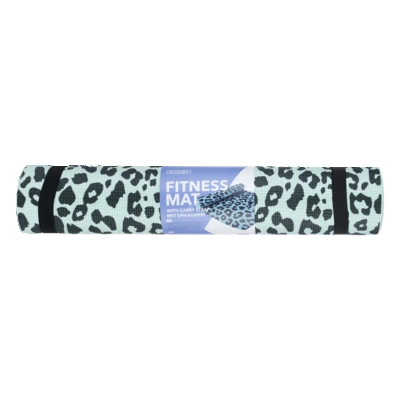 pdp-image-Bourgini Fitness mat print mint donkerblauw