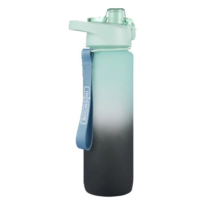 pdp-image-Bourgini Waterfles gradient mint donkerblauw