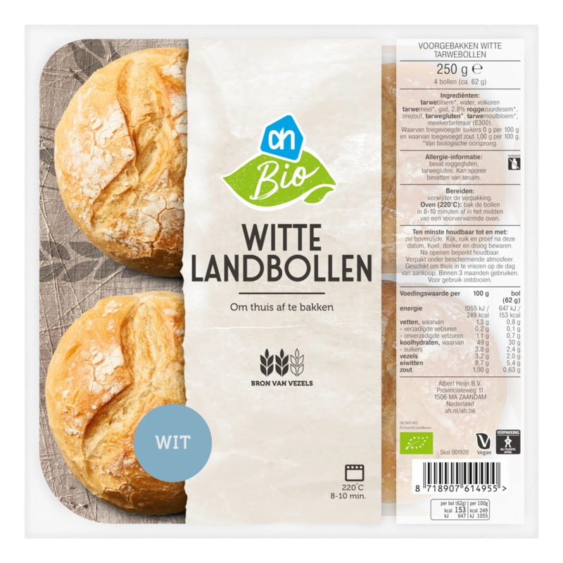 AH Biologisch Witte landbollen