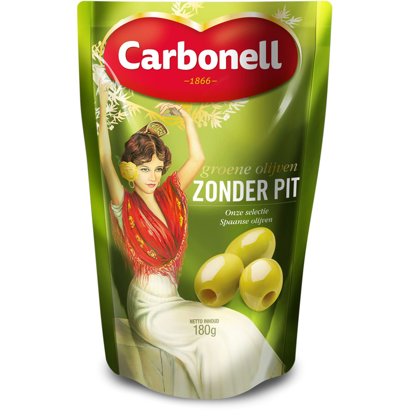 Een afbeelding van Carbonell Groene olijven zonder pit