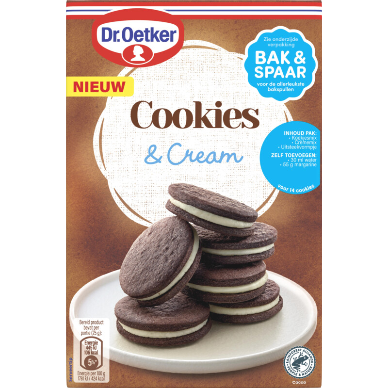 Een afbeelding van Dr. Oetker Cookies & cream