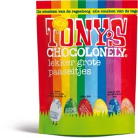 Een afbeelding van Tony's Chocolonely Lekker grote paaseitjes regenboog