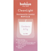 Een afbeelding van Bolsius Cleanlight candle gardenia & fig