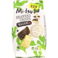 Een afbeelding van Mitsuba Seaweed crisps wasabi