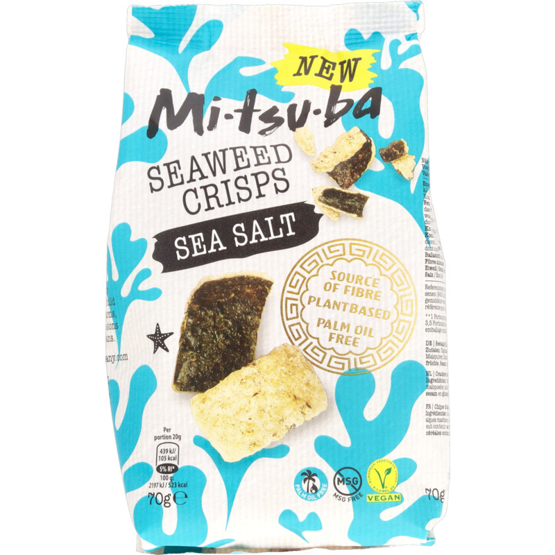Een afbeelding van Mitsuba Seaweed crisps sea salt