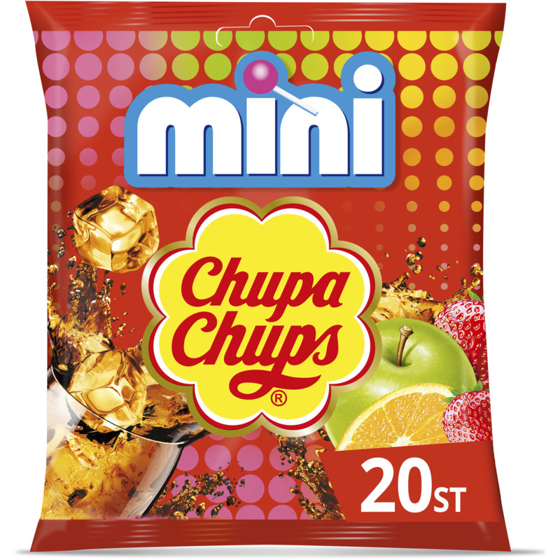 Een afbeelding van Chupa Chups Mini lolly's uitdeelzak