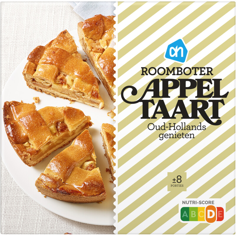 Een afbeelding van AH Roomboter appeltaart 8 porties