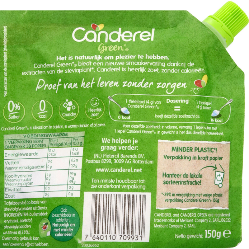 Een afbeelding van Canderel Stevia zoetstof