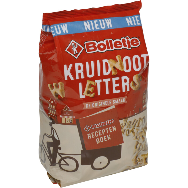 Een afbeelding van Bolletje Kruidnoot letters