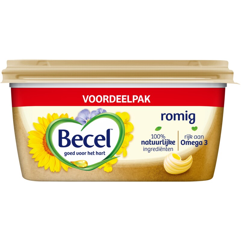 Een afbeelding van Becel Romig margarine