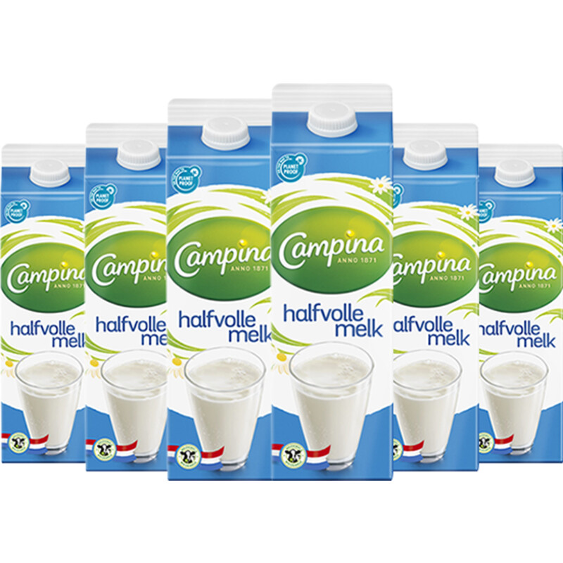 Een afbeelding van Campina halfvolle melk 6 liter voordeel