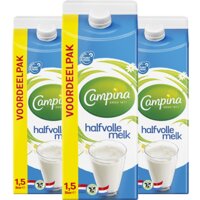 Een afbeelding van Campina halfvolle melk voordeelpakket
