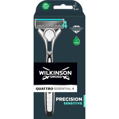 pdp-image-Wilkinson Sword quattro titanium razor black