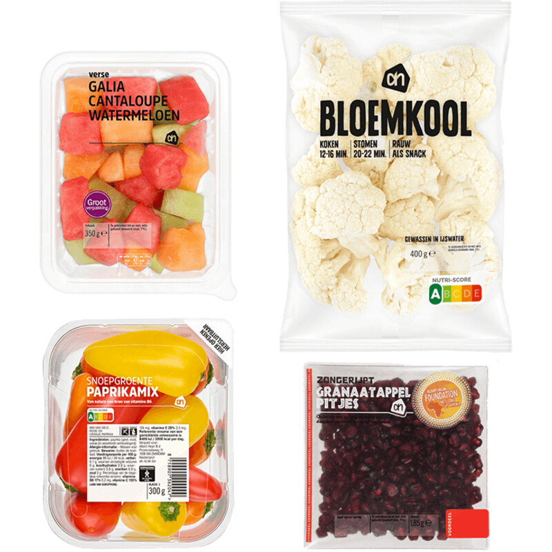 Een afbeelding van AH snoepgroenten & fruit pakket