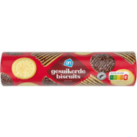 Een afbeelding van AH Gesuikerde biscuits pure chocolade