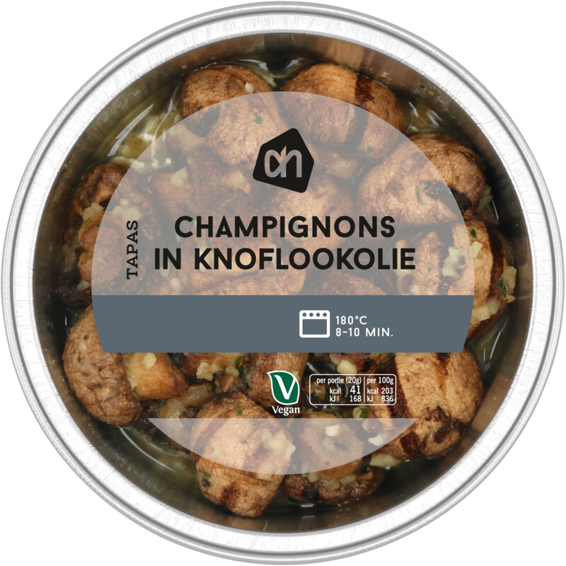 Een afbeelding van AH Champignons in knoflook