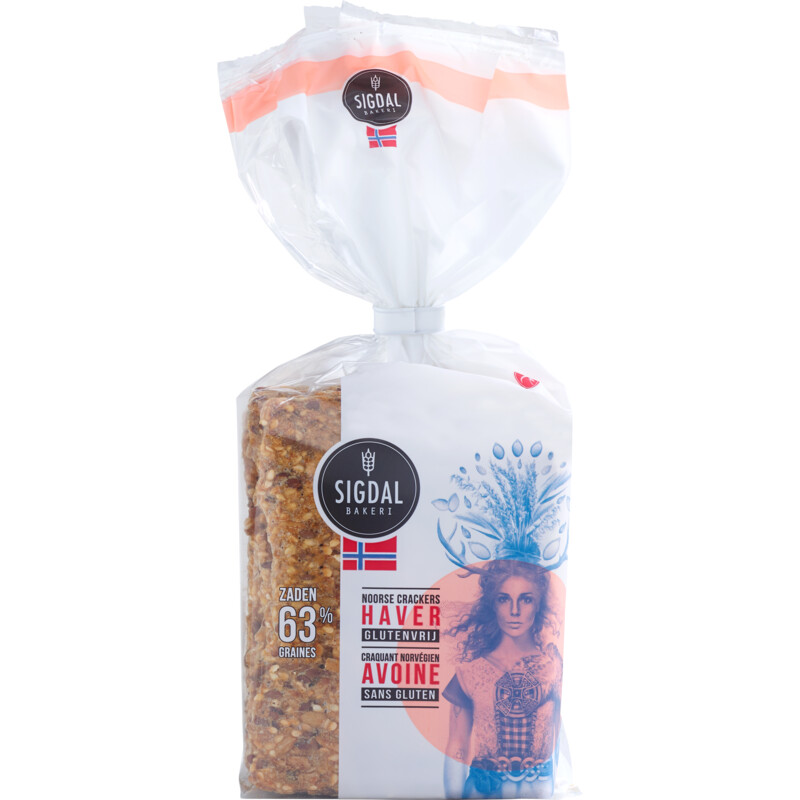 Sigdal Noorse crackers haver glutenvrij bestellen Albert Heijn