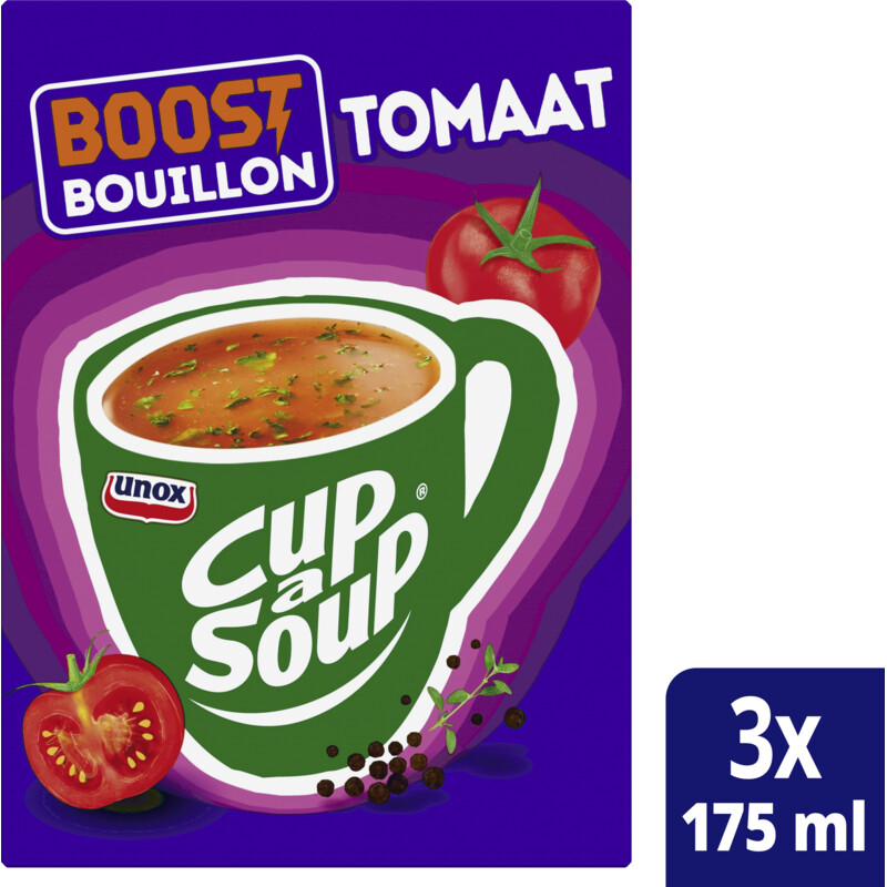 Unox Boost bouillon tomaat cup a soup bestellen ah.nl