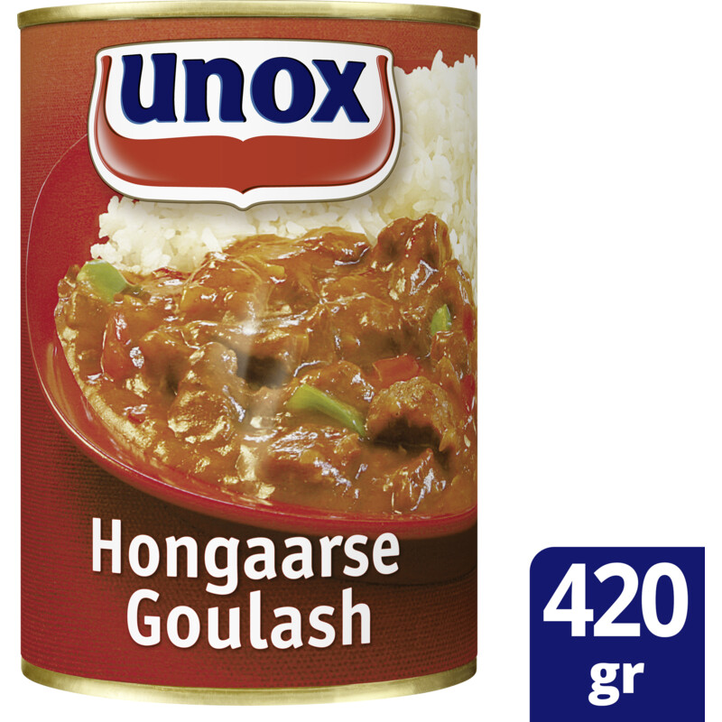 Een afbeelding van Unox Hongaarse goulash