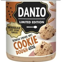 Een afbeelding van Danio Romige kwark cookie dough