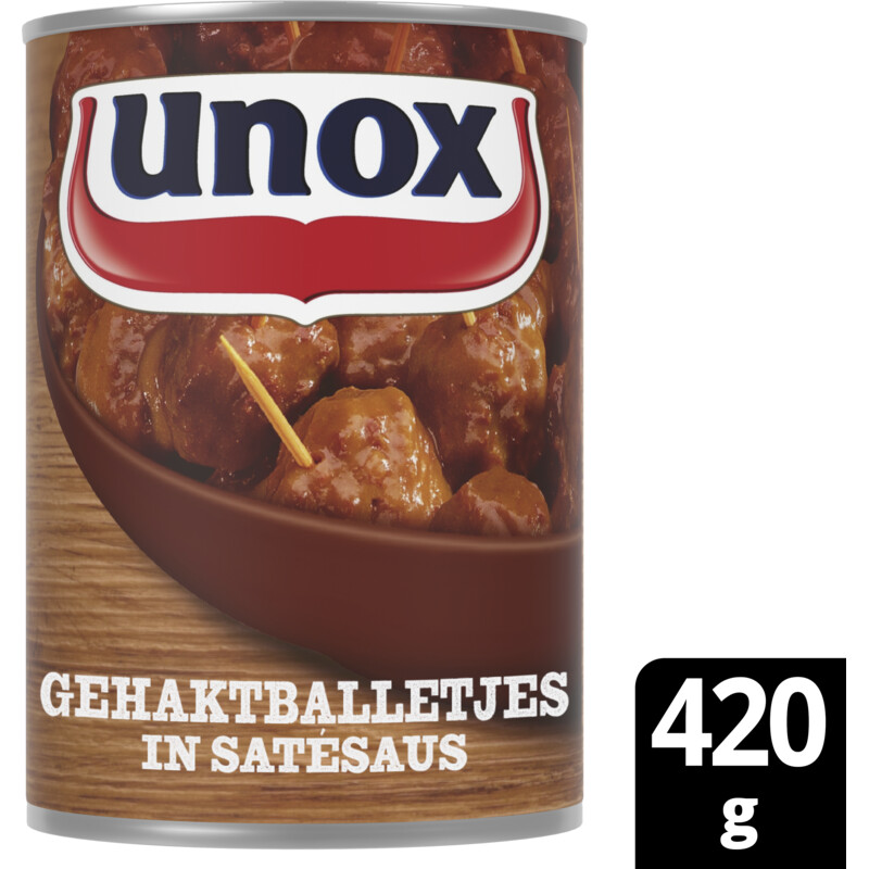 Unox Gehaktballetjes in satésaus reserveren Albert Heijn