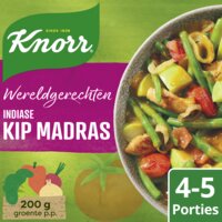 Een afbeelding van Knorr Wereldgerecht Indiase kip madras family