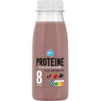 Een afbeelding van AH Smoothie proteine rood fruit