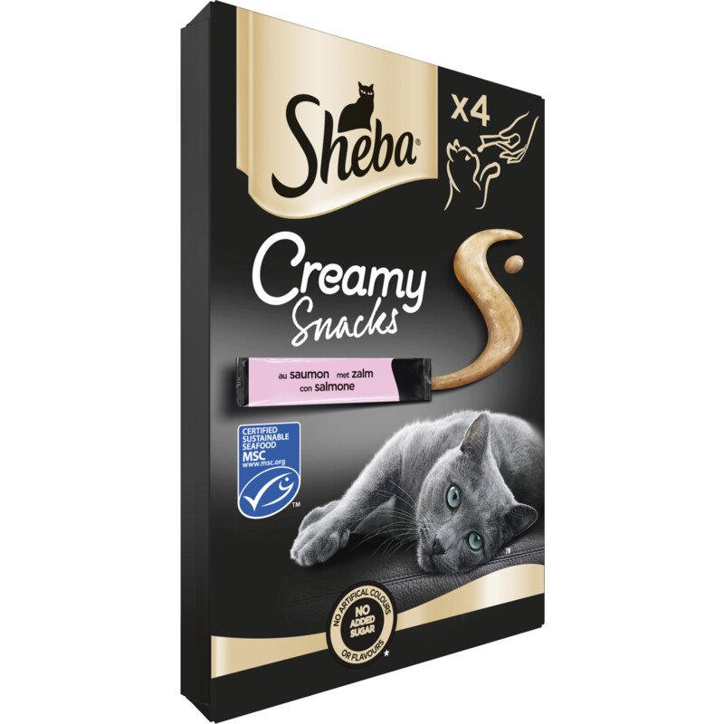 Een afbeelding van Sheba Creamy snacks zalm