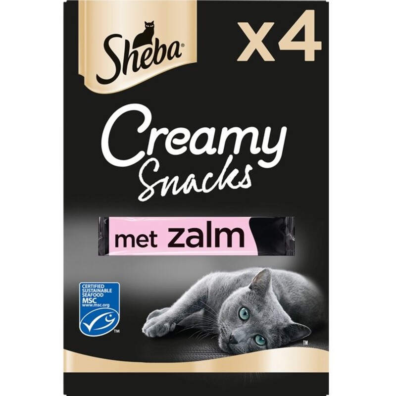 Een afbeelding van Sheba Creamy snacks zalm