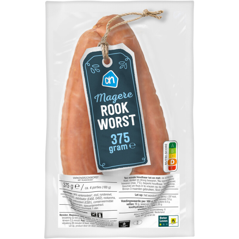 Een afbeelding van AH Magere rookworst