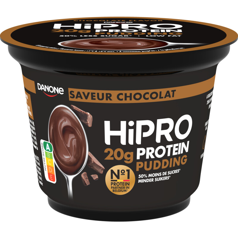 Een afbeelding van HiPRO Pudding choco bel