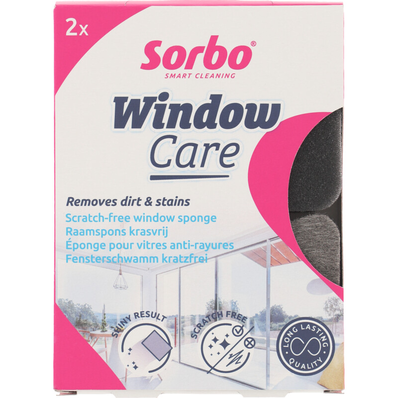 Een afbeelding van Sorbo Window care raamspons krasvrij