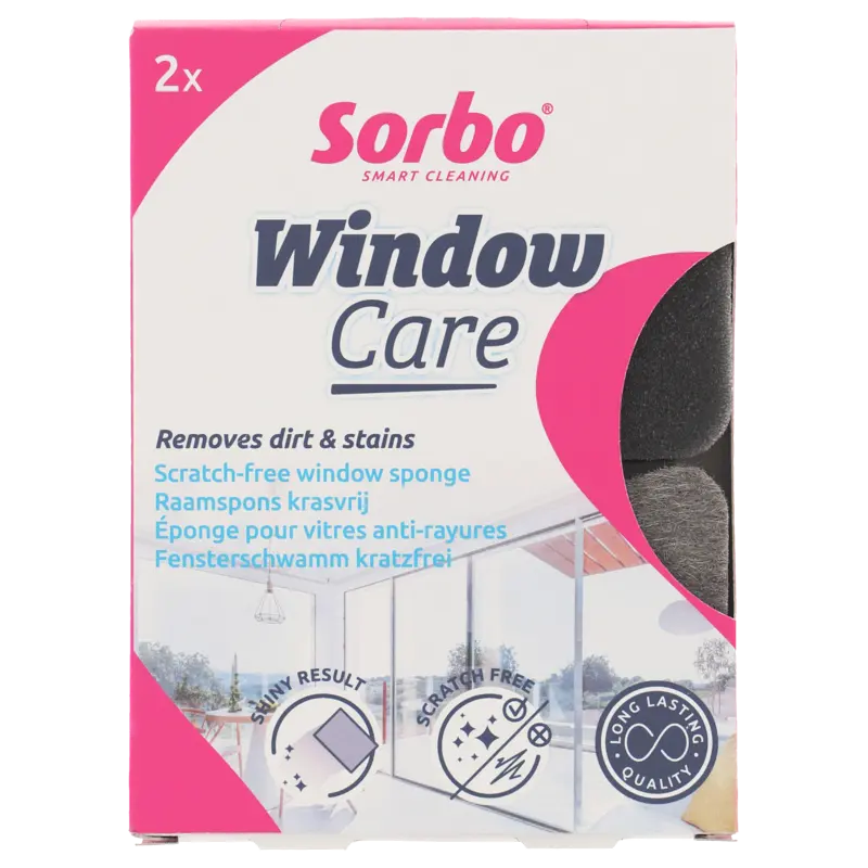 Sorbo Window care raamspons krasvrij