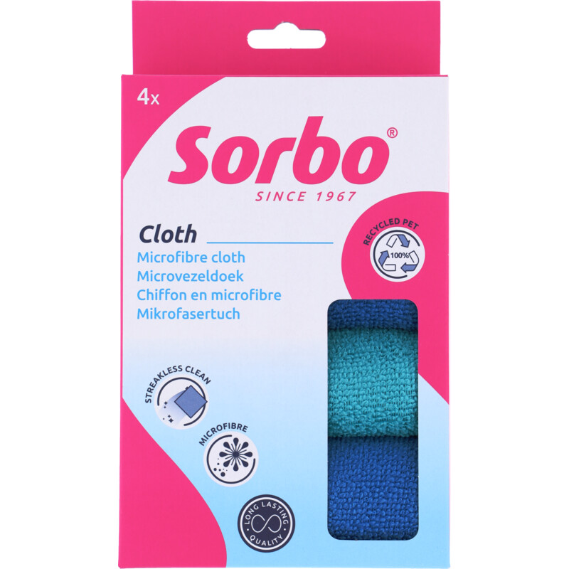 Een afbeelding van Sorbo Recycled microvezeldoekjes