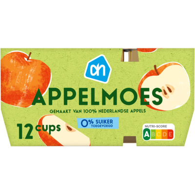 pdp-image-AH Appelmoes 0% suiker toegevoegd 12-pack