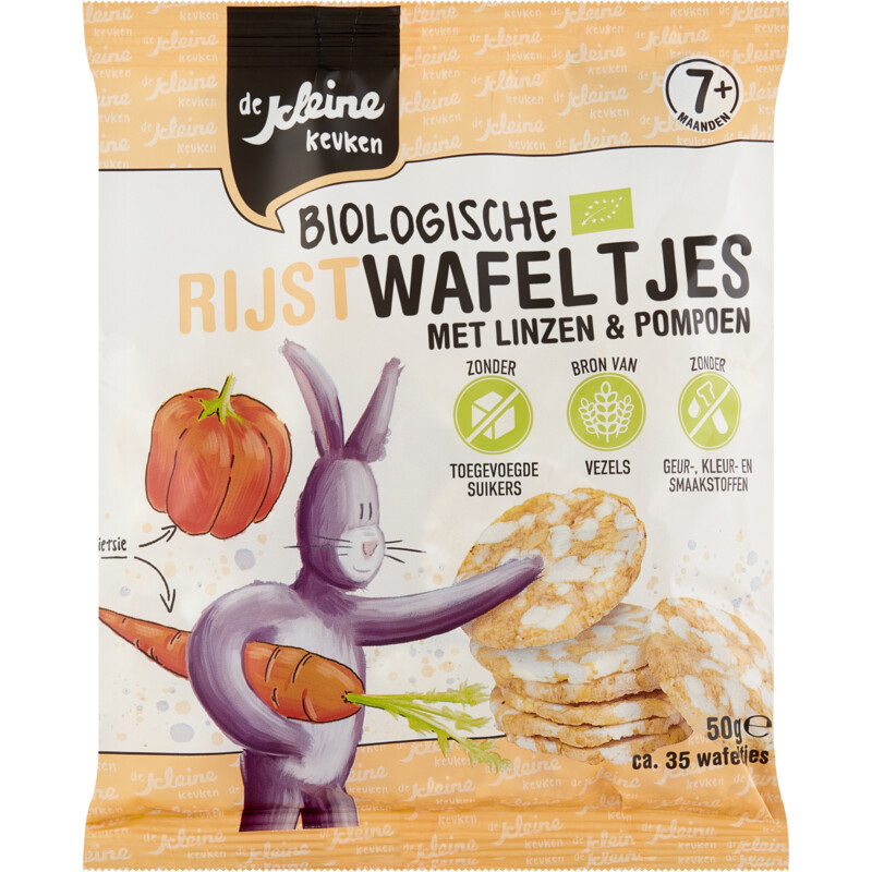Een afbeelding van De Kleine Keuken Biologische rijstwafeltjes