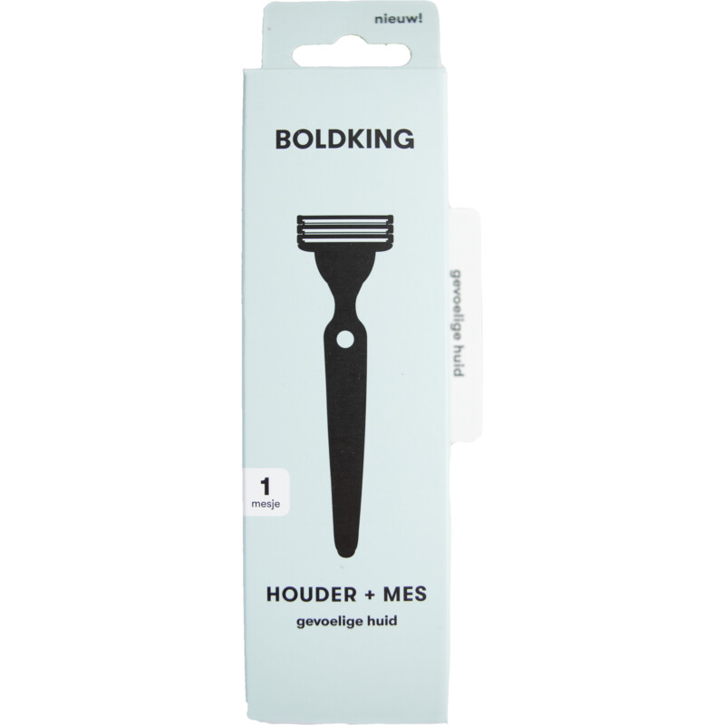 Een afbeelding van Boldking Houder + mes gevoelige huid