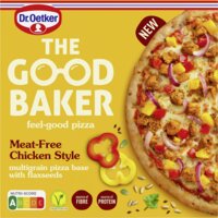 Een afbeelding van Dr. Oetker The good baker pizza meat free chicken