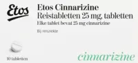 Etos Cinnarizine reistabletten