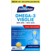 Een afbeelding van Davitamon Omega 3 visolie capsules
