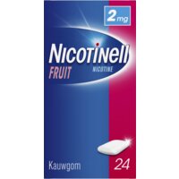Een afbeelding van Nicotinell Fruit nicotine kauwgom 2mg