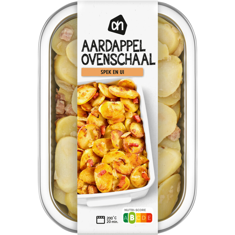 Een afbeelding van AH Aardappel ovenschaal spek en ui